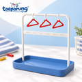 taeparung™ Hang It Up Mini Clothes Rack Jewelry Stand — Necklace Holder, Earring Organizer & Ring Tray with Mini Hangers